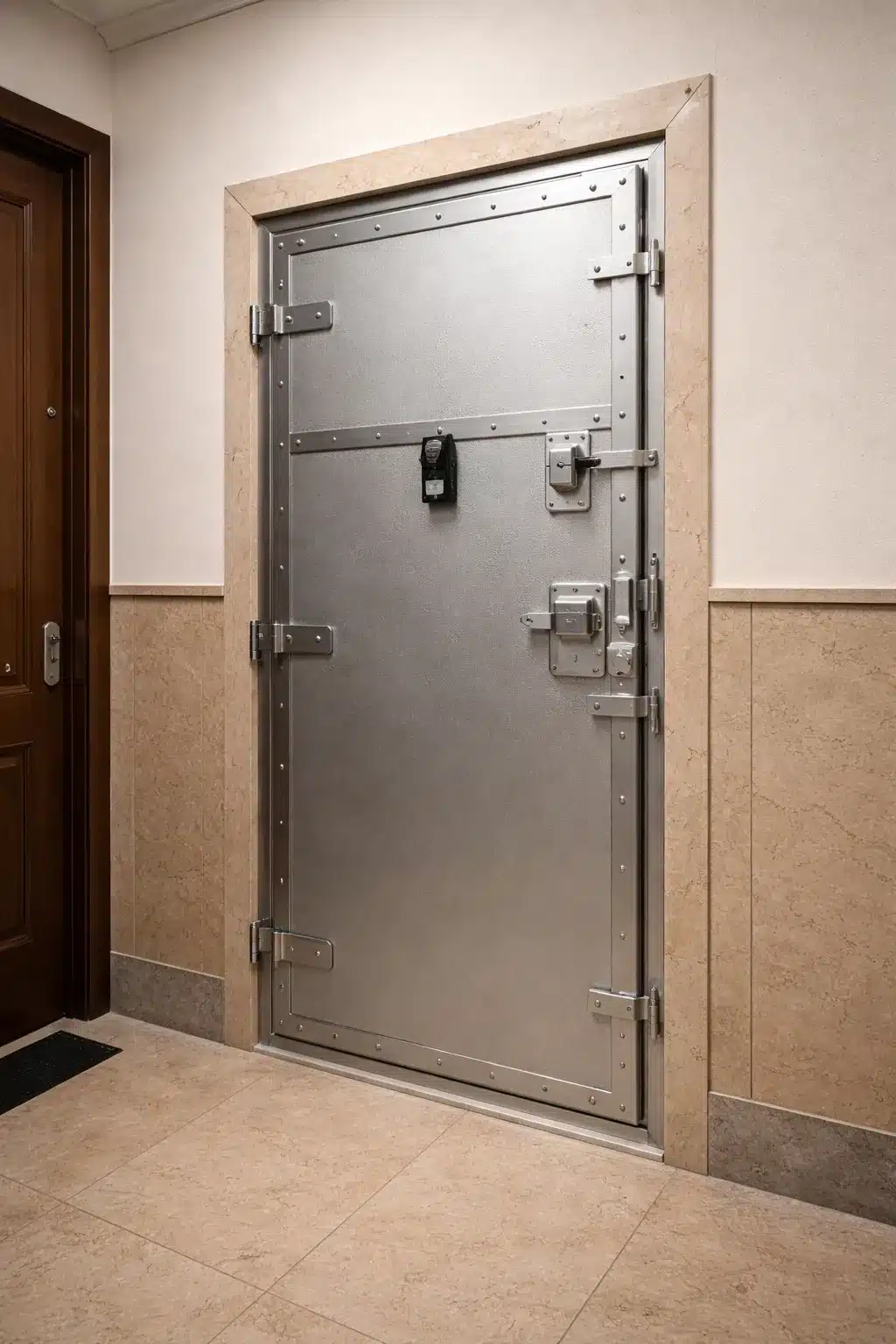 Instalación de puertas antiokupa en El Cabanyal Valencia